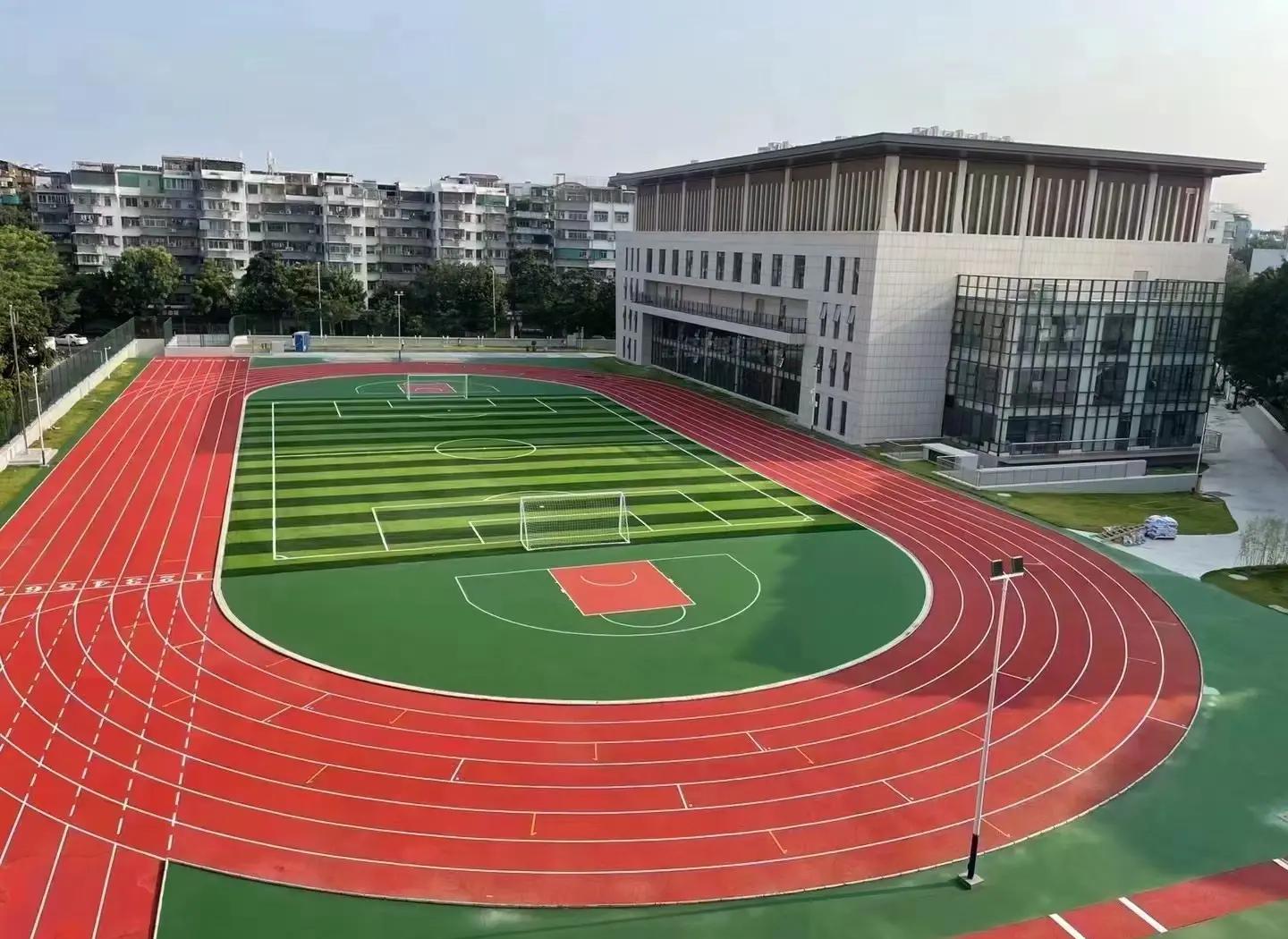 阳泉市橡胶跑道塑胶篮球场 - 一站式服务
